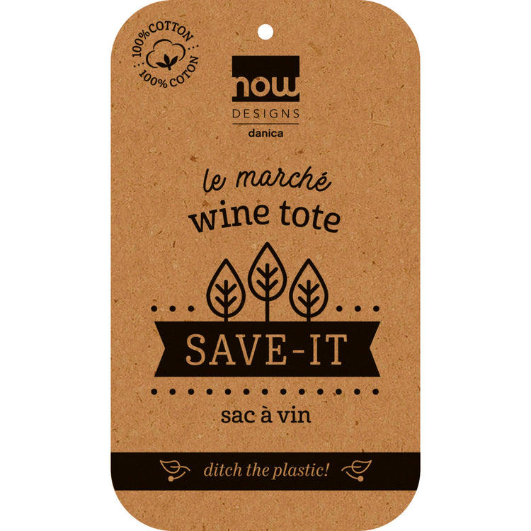 Natural Le Marché Wine Tote