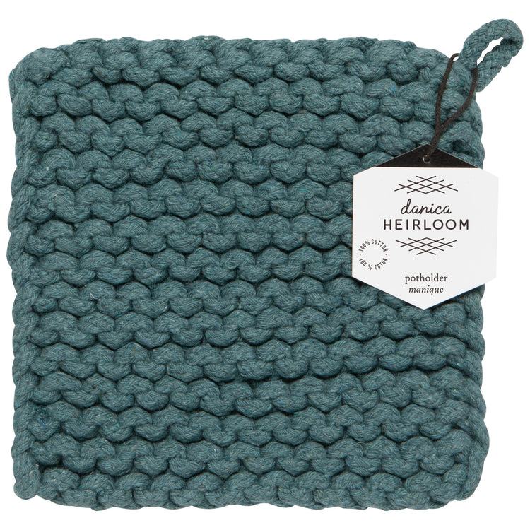 Lagoon Knit Potholder