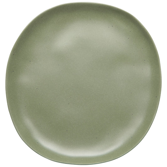 Fresco Melamine Dinner Plate - Moss