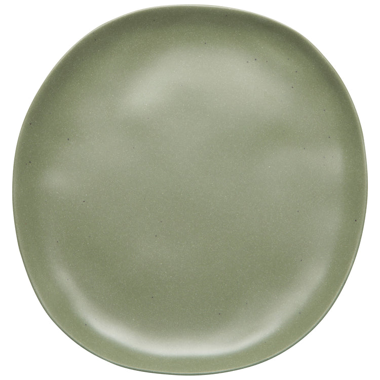 Fresco Melamine Dinner Plate - Moss