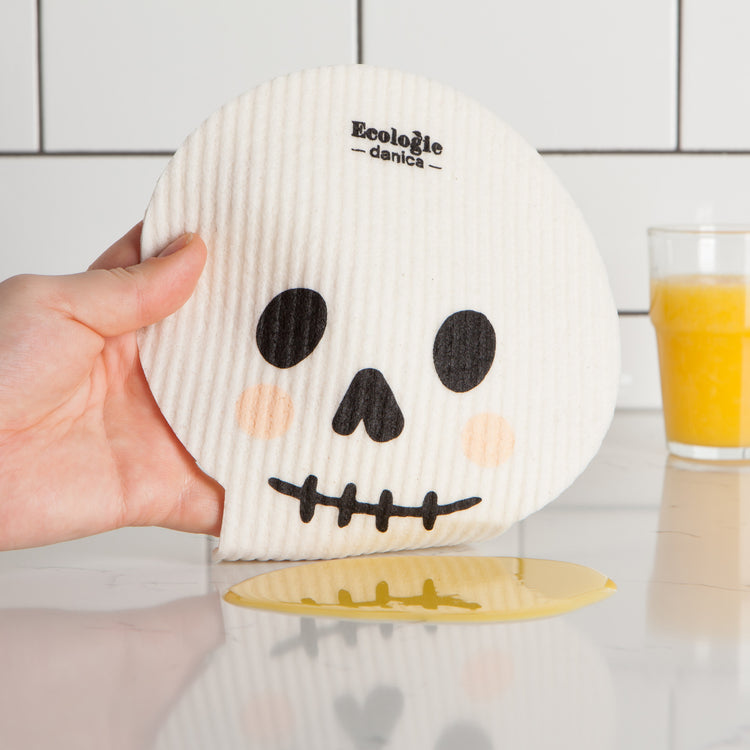 Boo Crew Skull Swedish Dishcloth