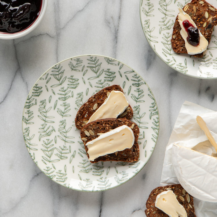 Sage Leaf Appetizer Plate 6 inch