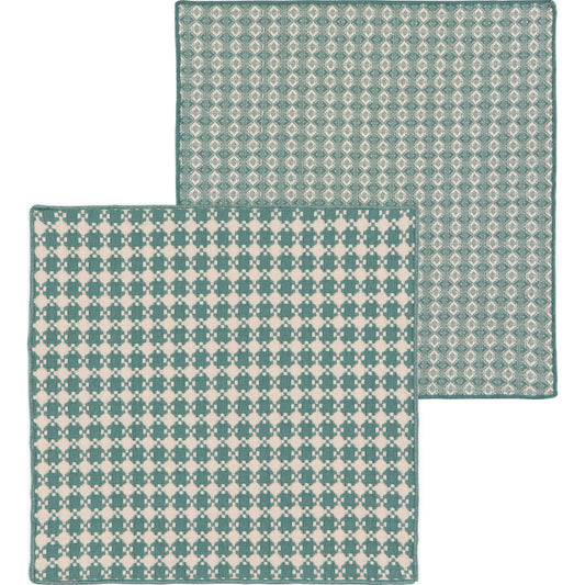 Lagoon Assorted Woven Dishcloth Set of 2