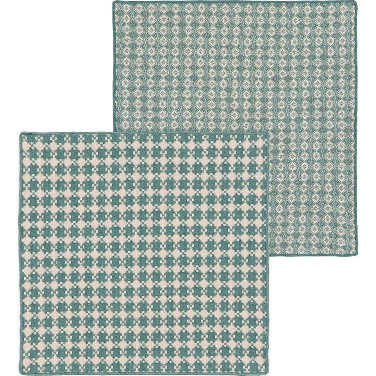 Lagoon Assorted Woven Dishcloth Set of 2