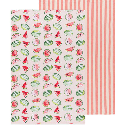 Watermelon Coordinated Dishtowels Set of 2