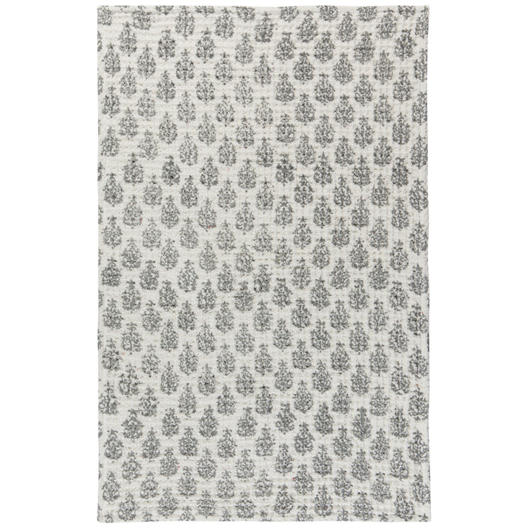 Blomma Block Print Waffle Dishtowel