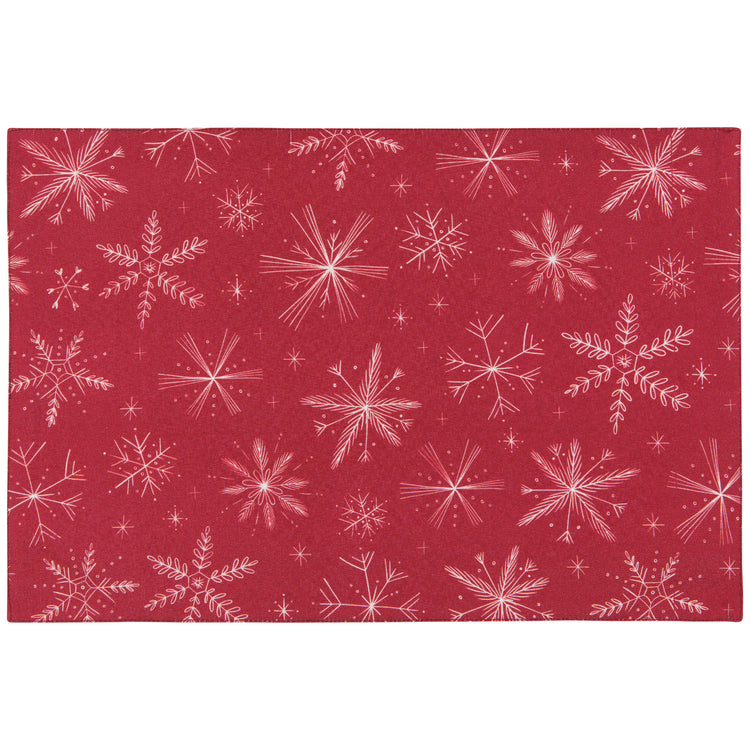 Snowflakes Clean Coast Placemat