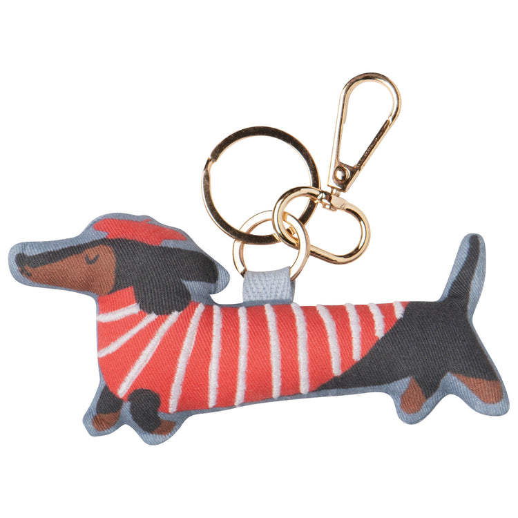 Dashing Dachschunds Cotton Bag Charm