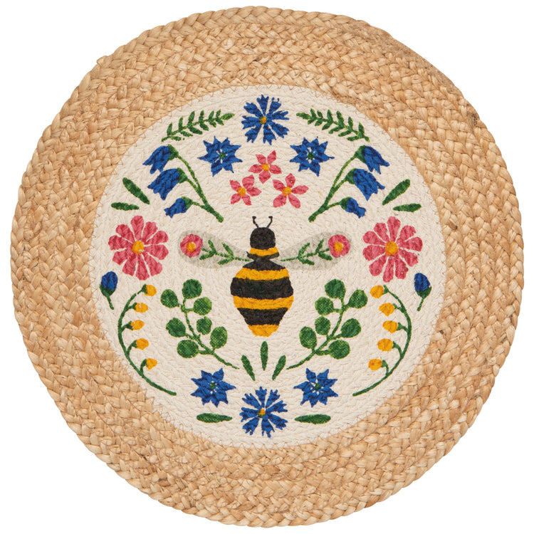 Bee Garden Braided Placemat