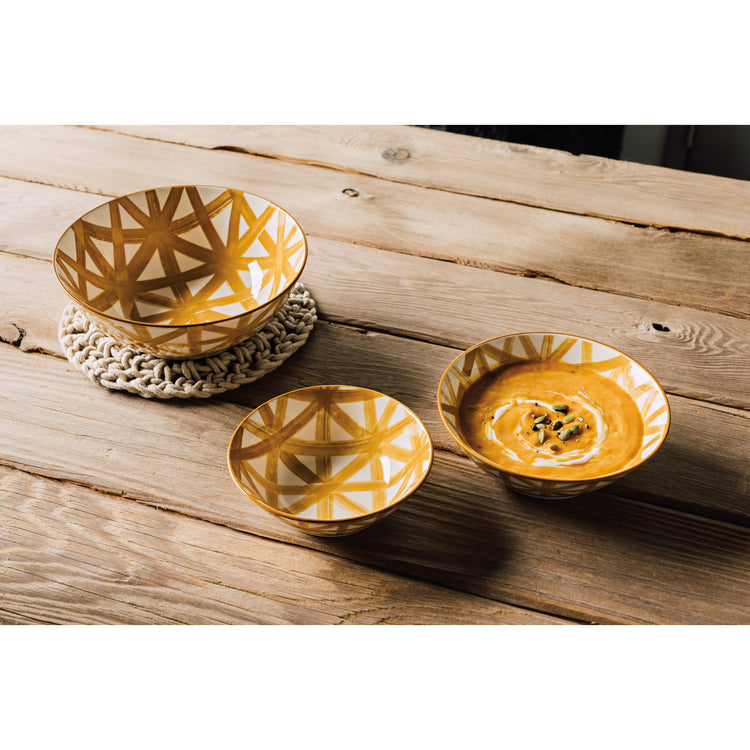 Imperial Crosshatch Bowl Medium 6.5 inch