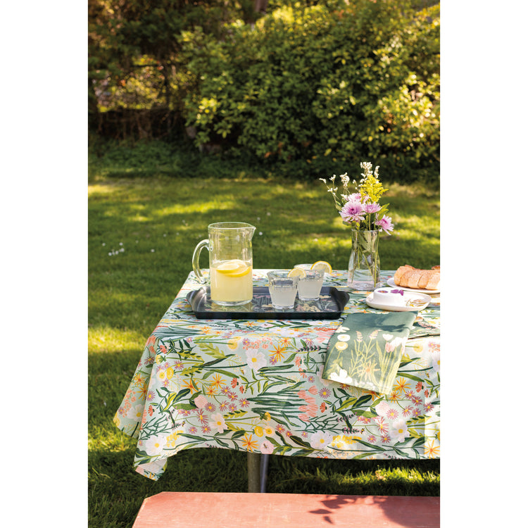 Bees & Blooms Clean Coast Tablecloth 60 x 90 inches