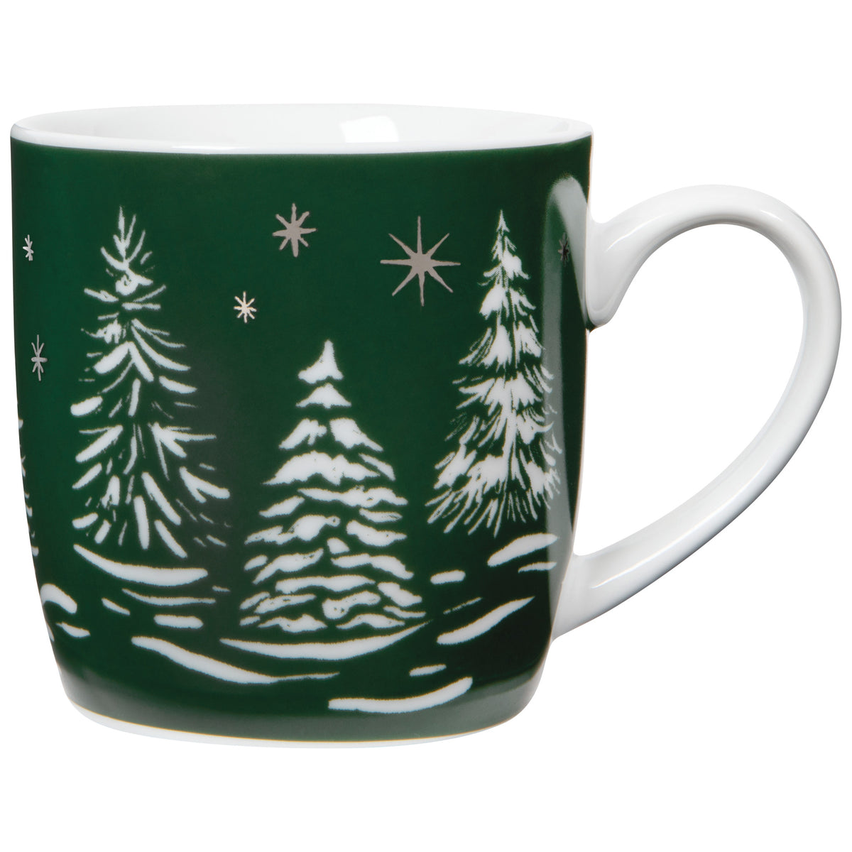 Winter Frost Christmas Porcelain Mug
