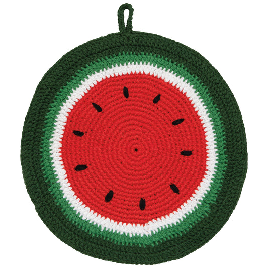 Melon Pop Crochet Trivet