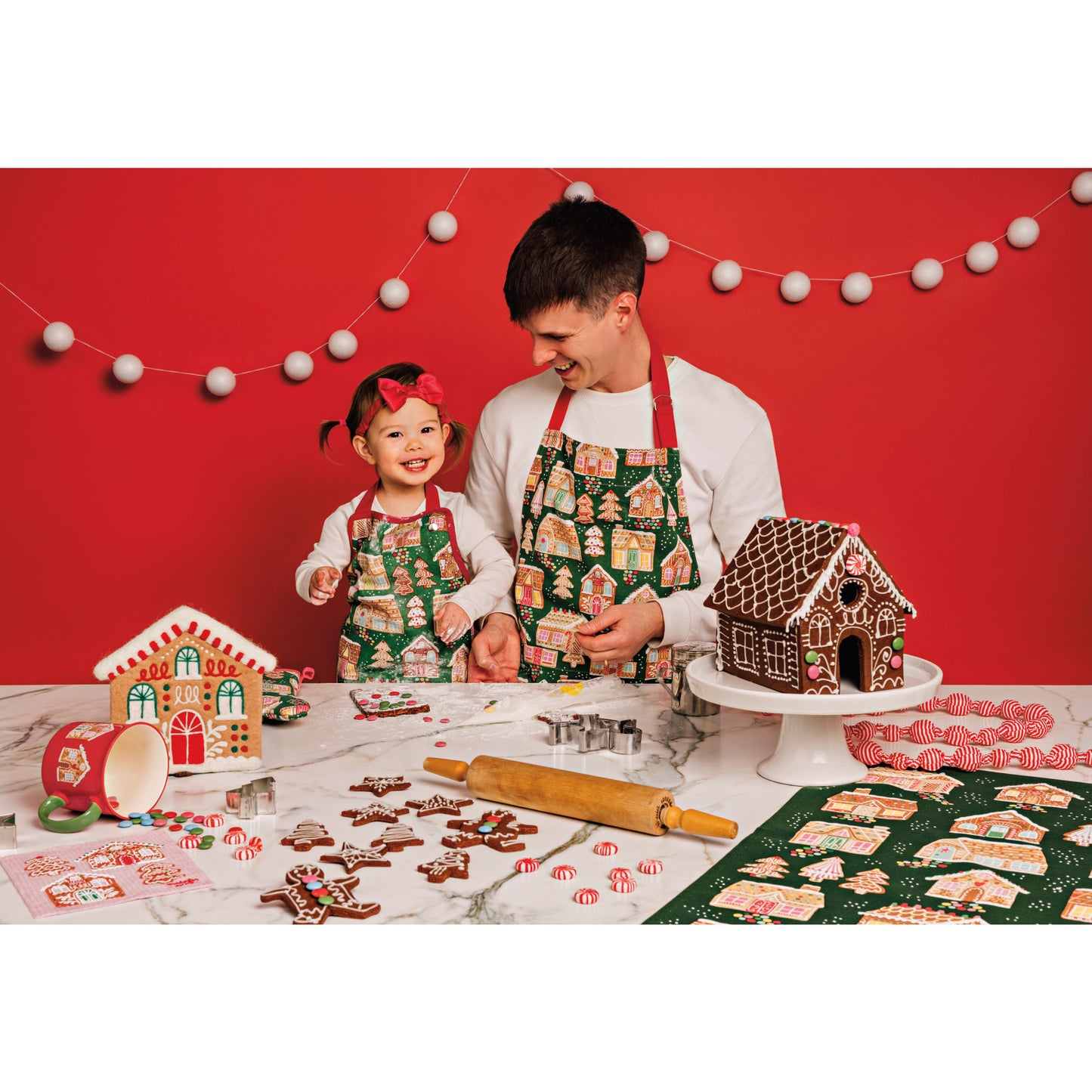 Gumdrop Lane Christmas Dishtowel