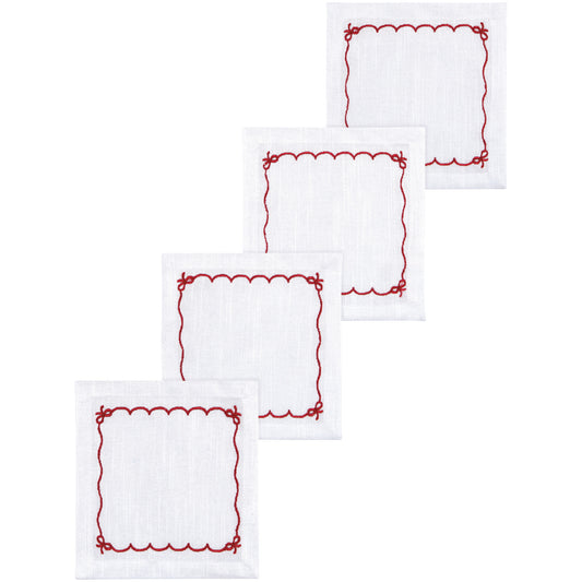 Bowtique Cocktail Napkins Set of 4