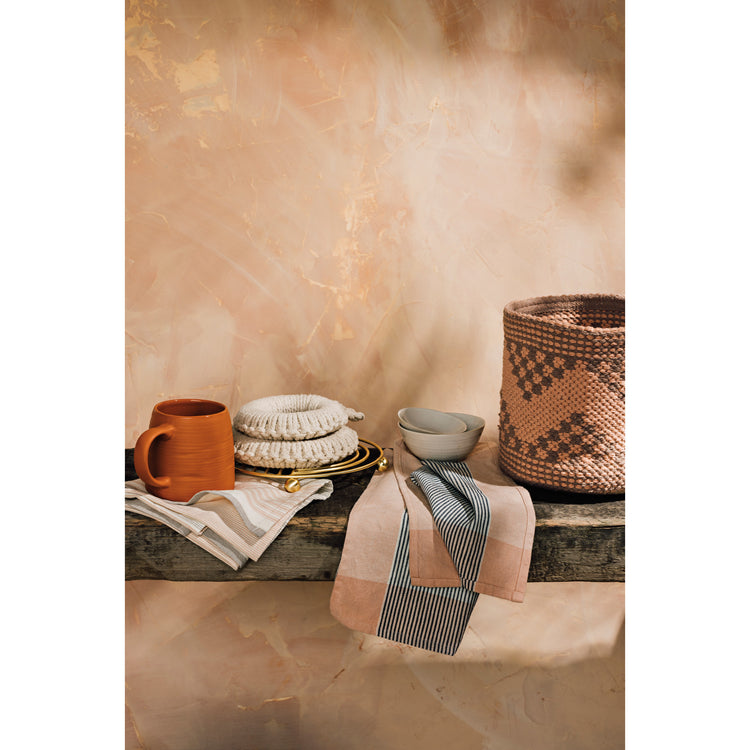 Nectar Array Stripe Dishtowel Set of 2