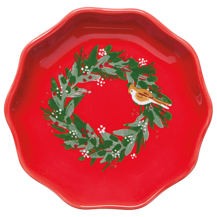 Wreaths Shaped Pinch Bowls Set of 6