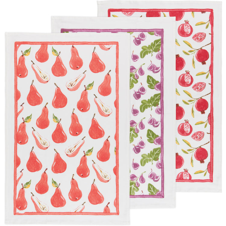 Ambrosia Bakers Floursack Dishtowels Set of 3