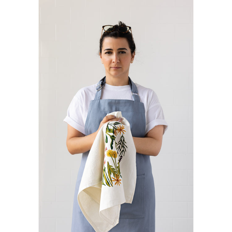 Bees & Blooms Terry Dishtowel