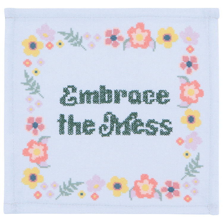 Kitsch Stitch Printed Cocktail Napkins Set of 4 Assorted