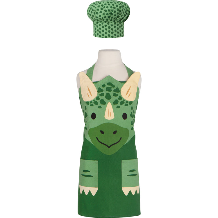 Dino Kid's Apron & Hat Set