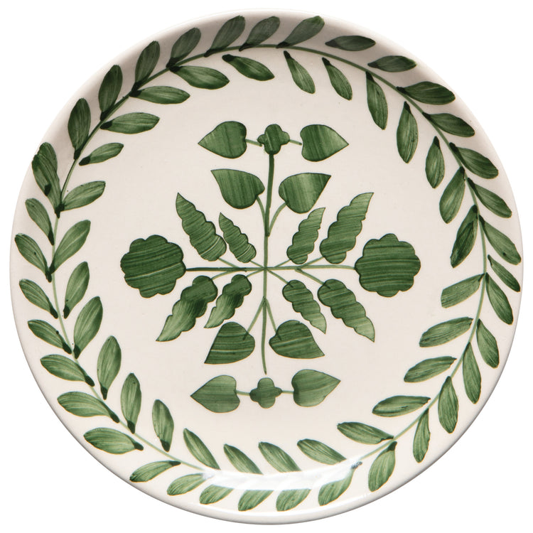 Sylvie Green Hand Painted Appetizer Plate 6.5 inch