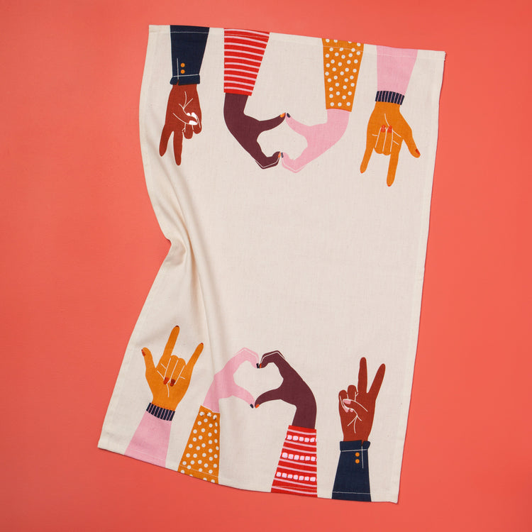 Human Kind Decorative Dishtowel