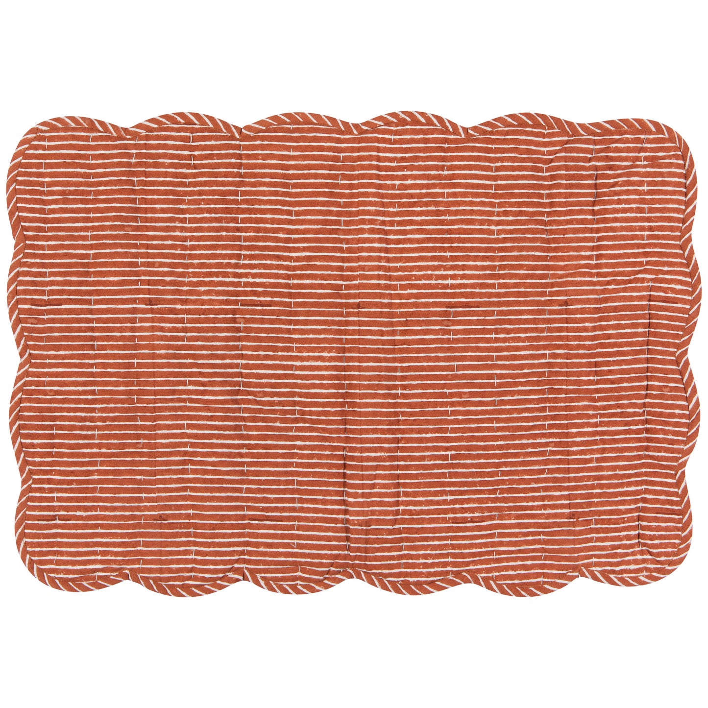 Dahlia Block Print Kantha Placemat
