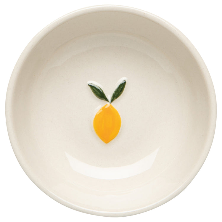 Lemon Embossed Pinch Bowl 3 inch