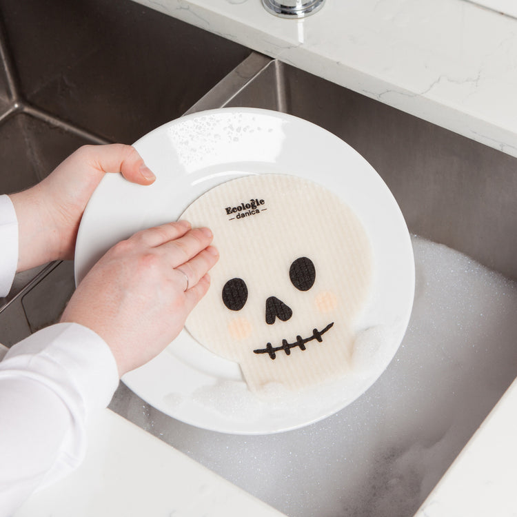 Boo Crew Skull Swedish Sponge Cloth