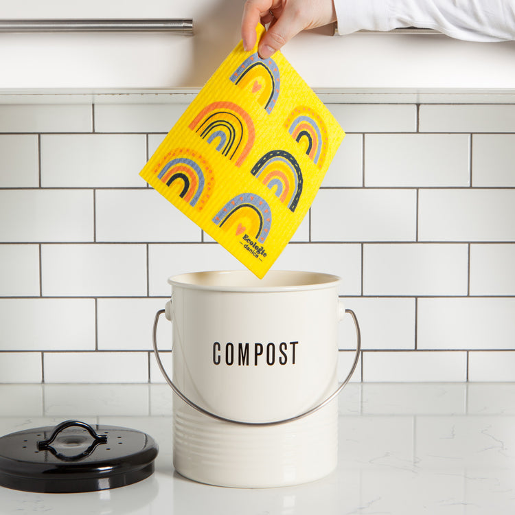 Rainbows Swedish Dishcloth