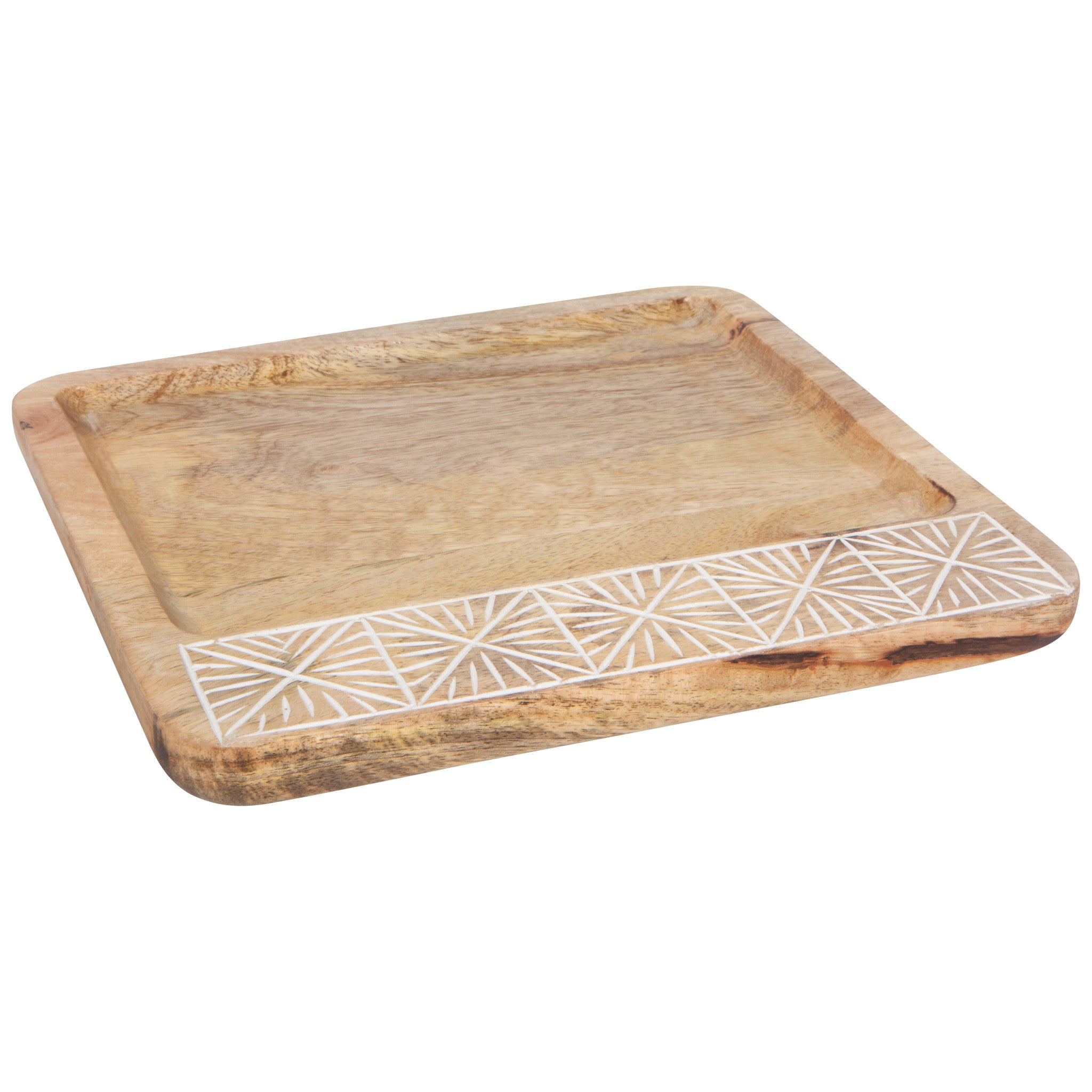 Nosh Mango Wood Plate 10 inch