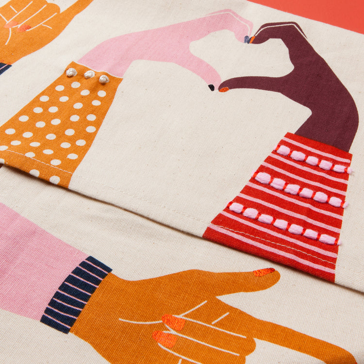 Human Kind Decorative Dishtowel