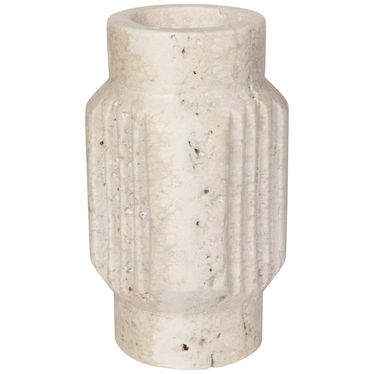 Altis Travertine Candle Holder 5 inch