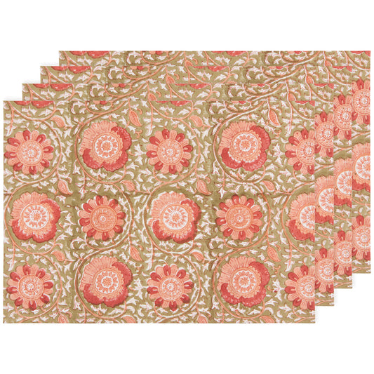 Zinnia Placemats Set of 4