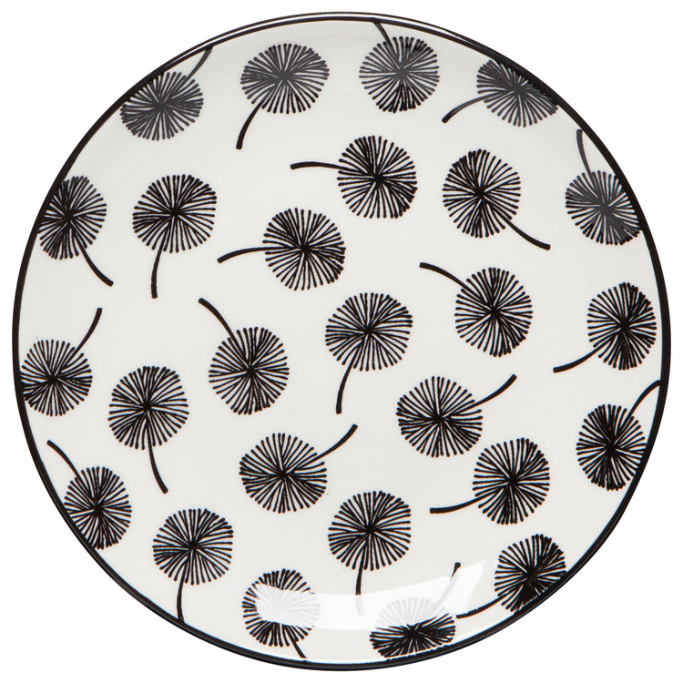 Dandelion Stamped Appetizer Plate 6 inch