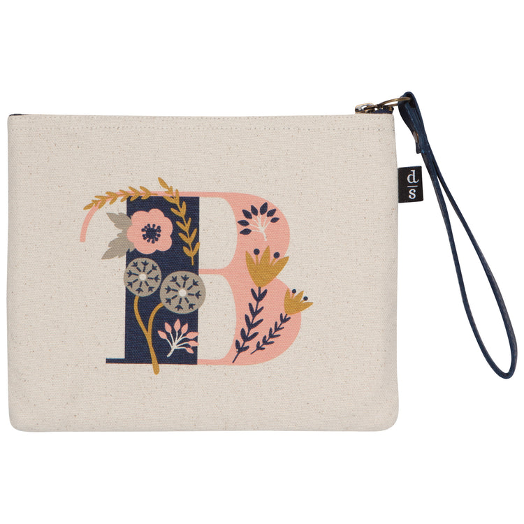 Monogram B Small Zipper Pouch