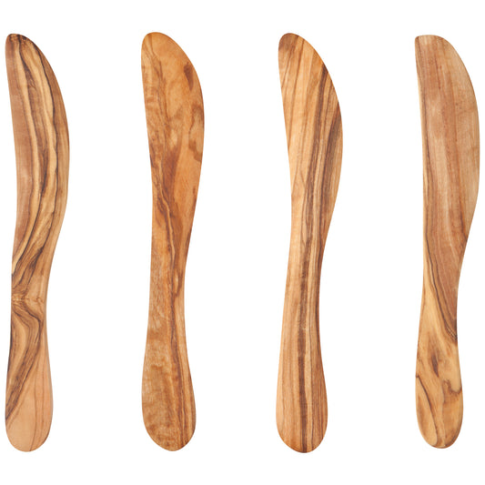 Olive Wood Spreaders Set of 4