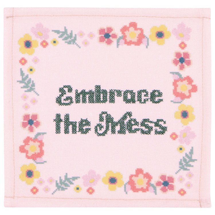 Kitsch Stitch Printed Cocktail Napkins Set of 4 Assorted