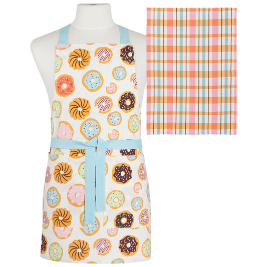 Donuts Apron & Dishtowel Set