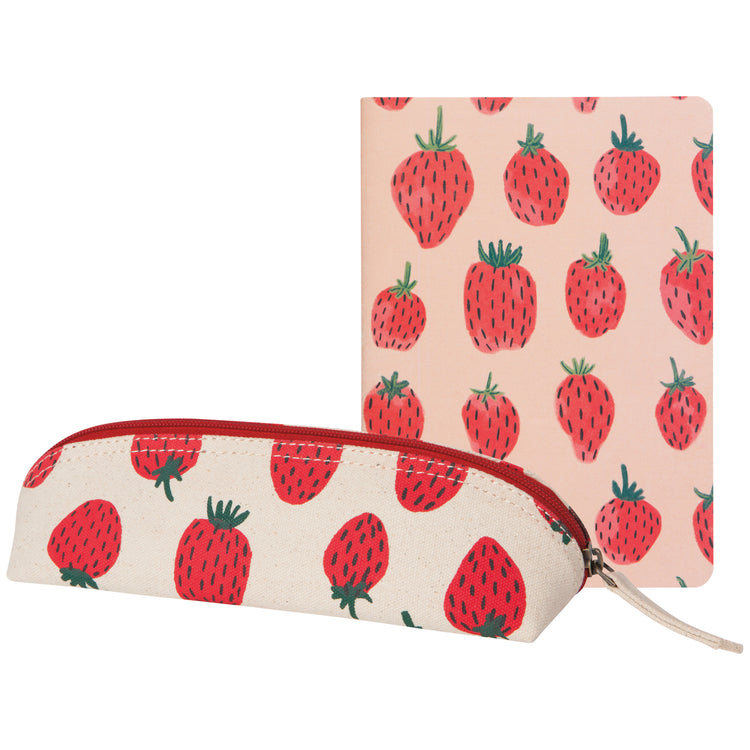 Berry Sweet Notebook & Pencil Case Set