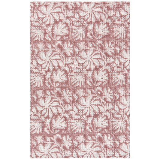 Paradise Block Print Waffle Dishtowel