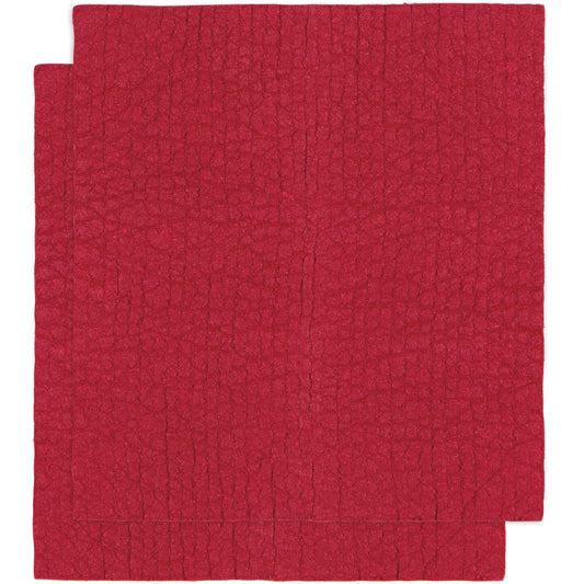 Carmine Swedish Sponge Cloths Set of 2