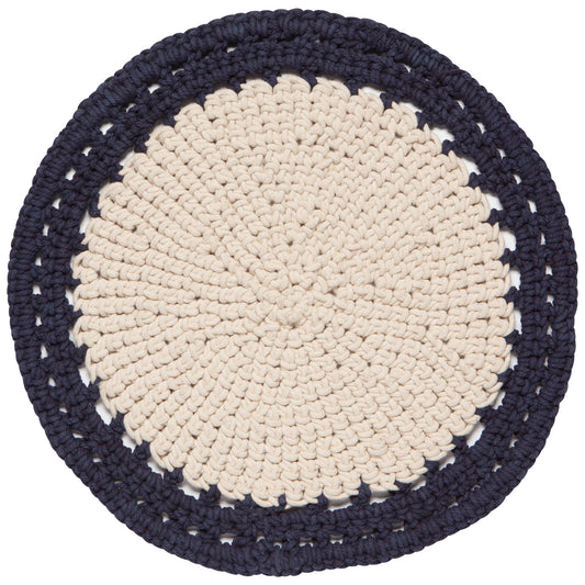 Midnight Aura Hand-Knotted Placemat