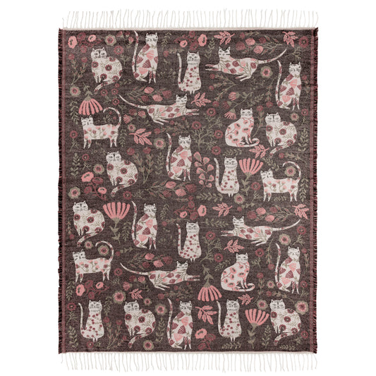 Catbloom Throw
