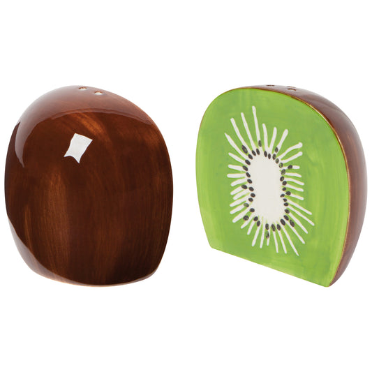 Kiwi Salt and Pepper Shakers
