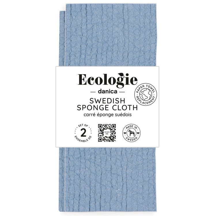 Slate Blue Swedish Dishcloths Set of 2