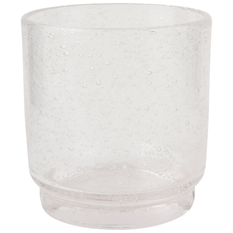 Clear Short Bubbled Tumbler