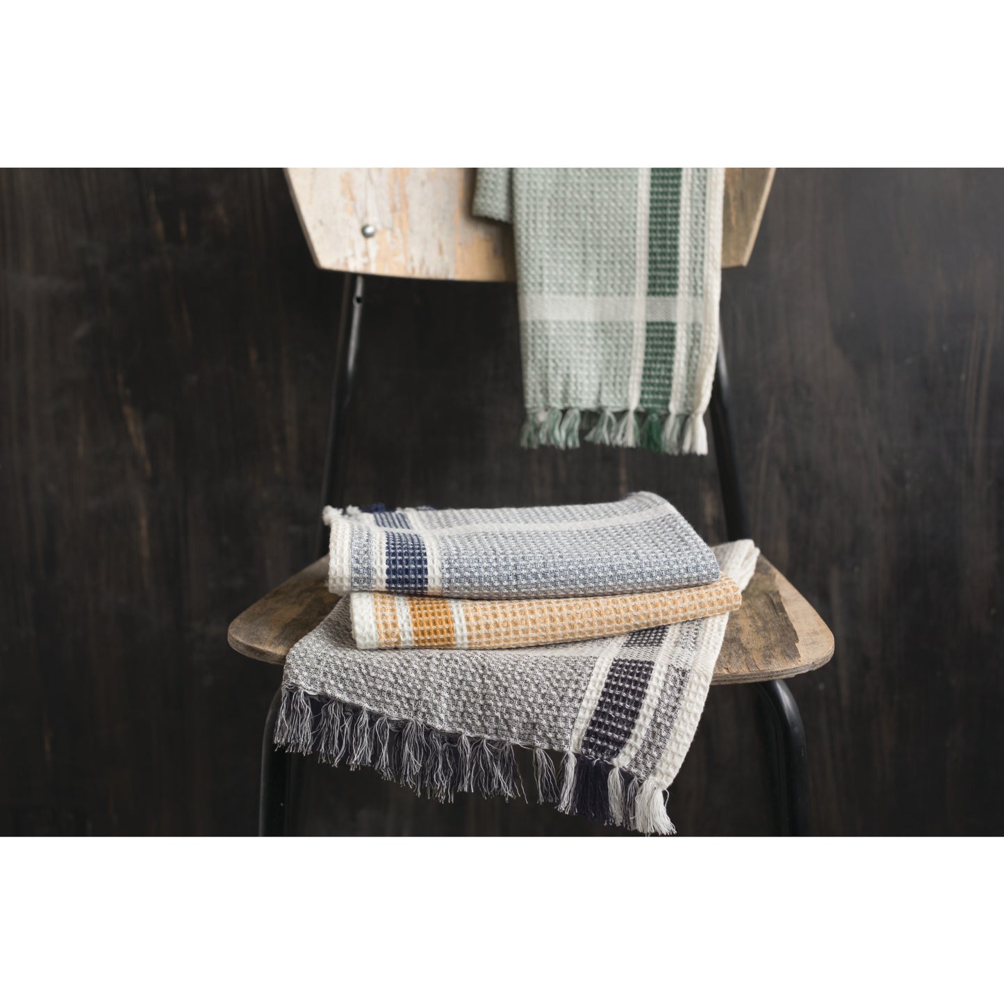 Ochre Soft Waffle Dishtowel