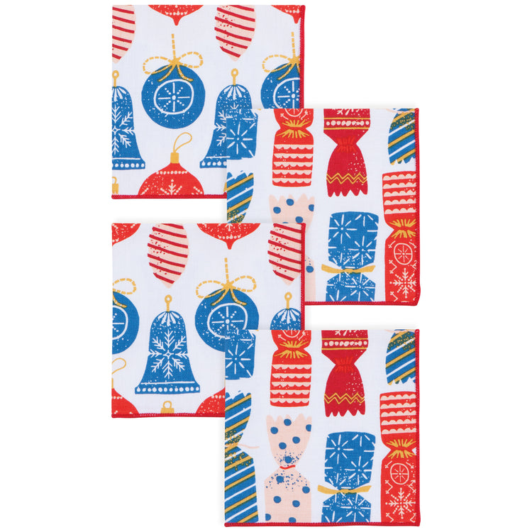 Christmas Charms Cocktail Napkins Set of 4
